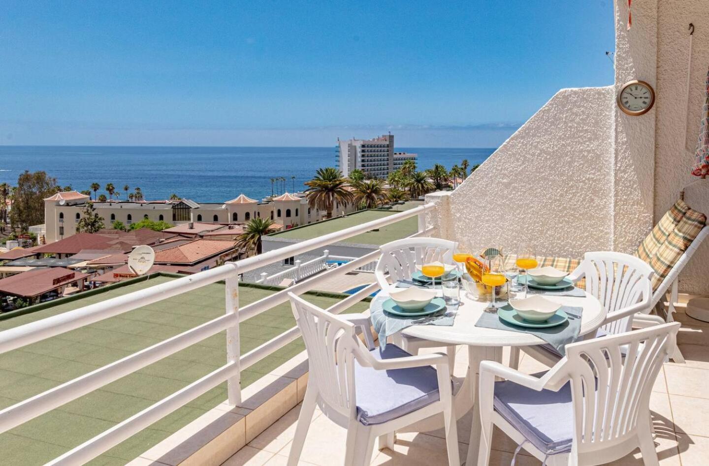 Sunny Oceanview Terrace By Dream Homes Tenerife Acantilado de los Gigantes Zewnętrze zdjęcie