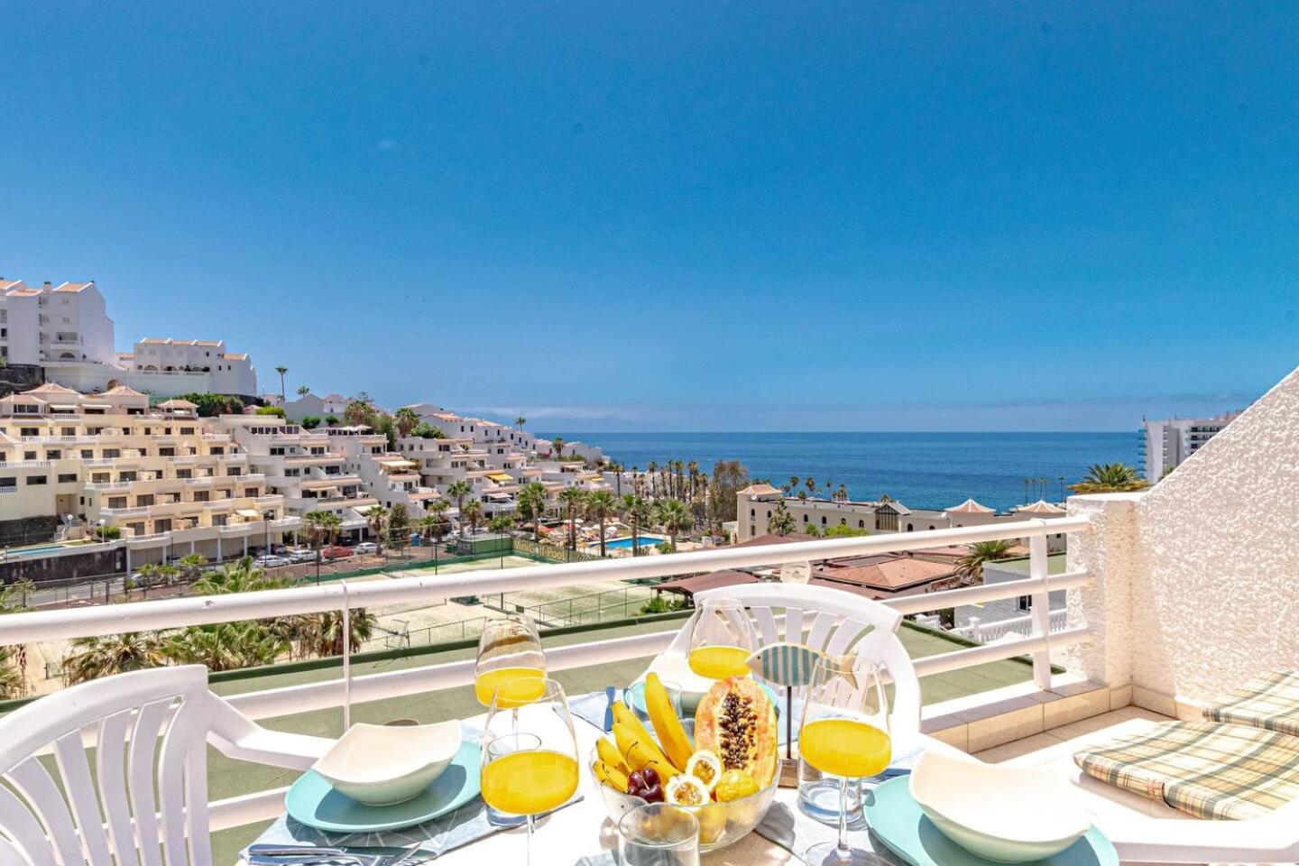 Sunny Oceanview Terrace By Dream Homes Tenerife Acantilado de los Gigantes Zewnętrze zdjęcie