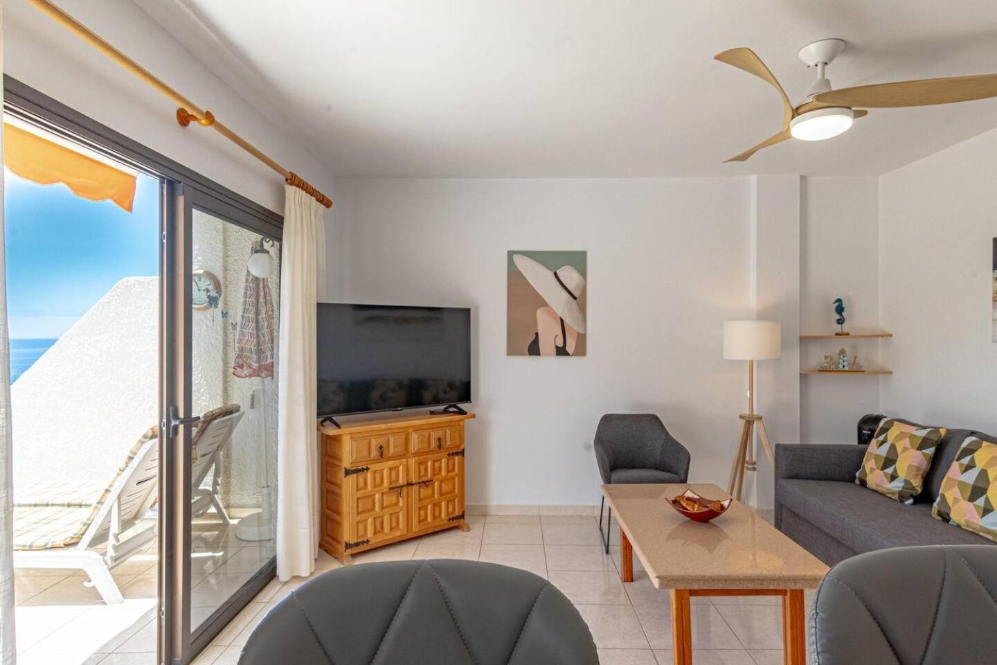 Sunny Oceanview Terrace By Dream Homes Tenerife Acantilado de los Gigantes Zewnętrze zdjęcie