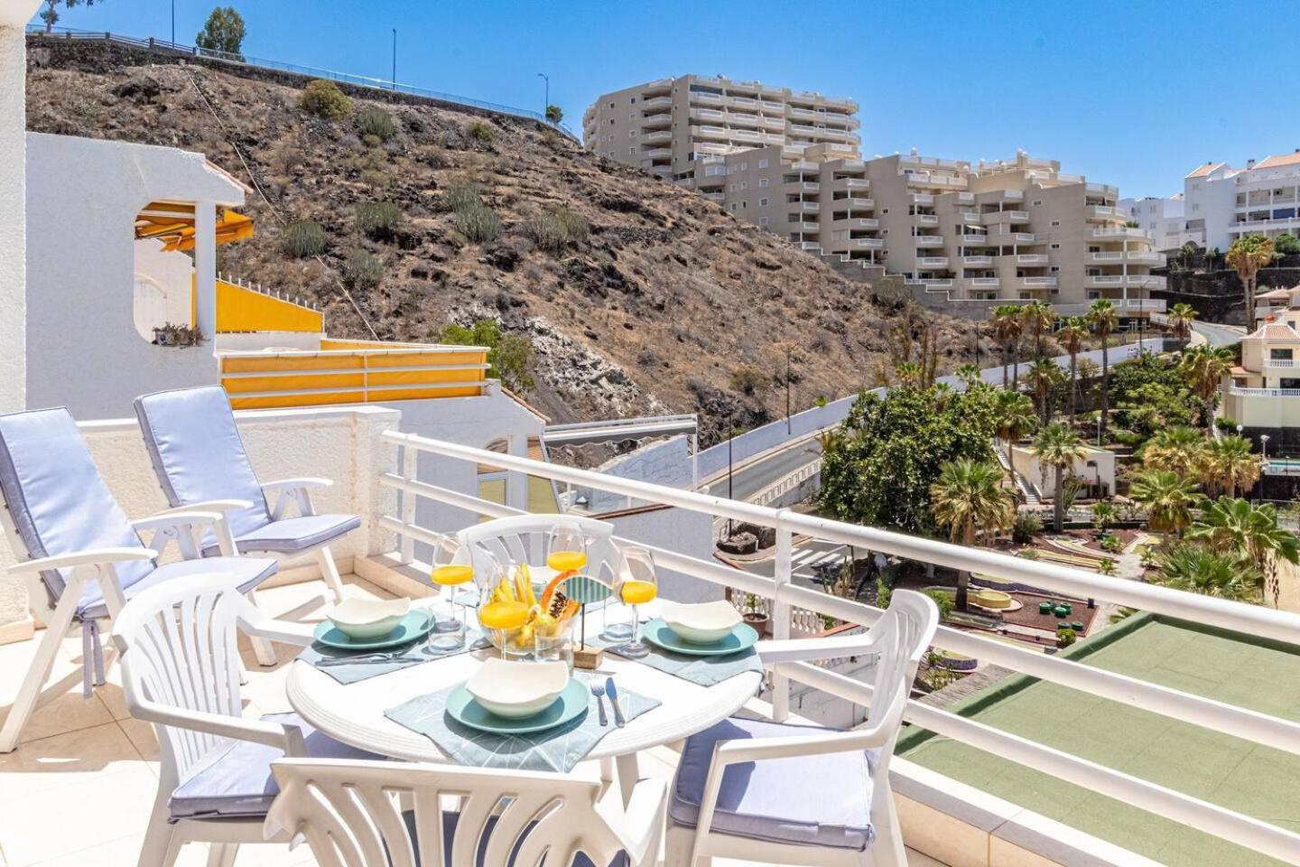 Sunny Oceanview Terrace By Dream Homes Tenerife Acantilado de los Gigantes Zewnętrze zdjęcie