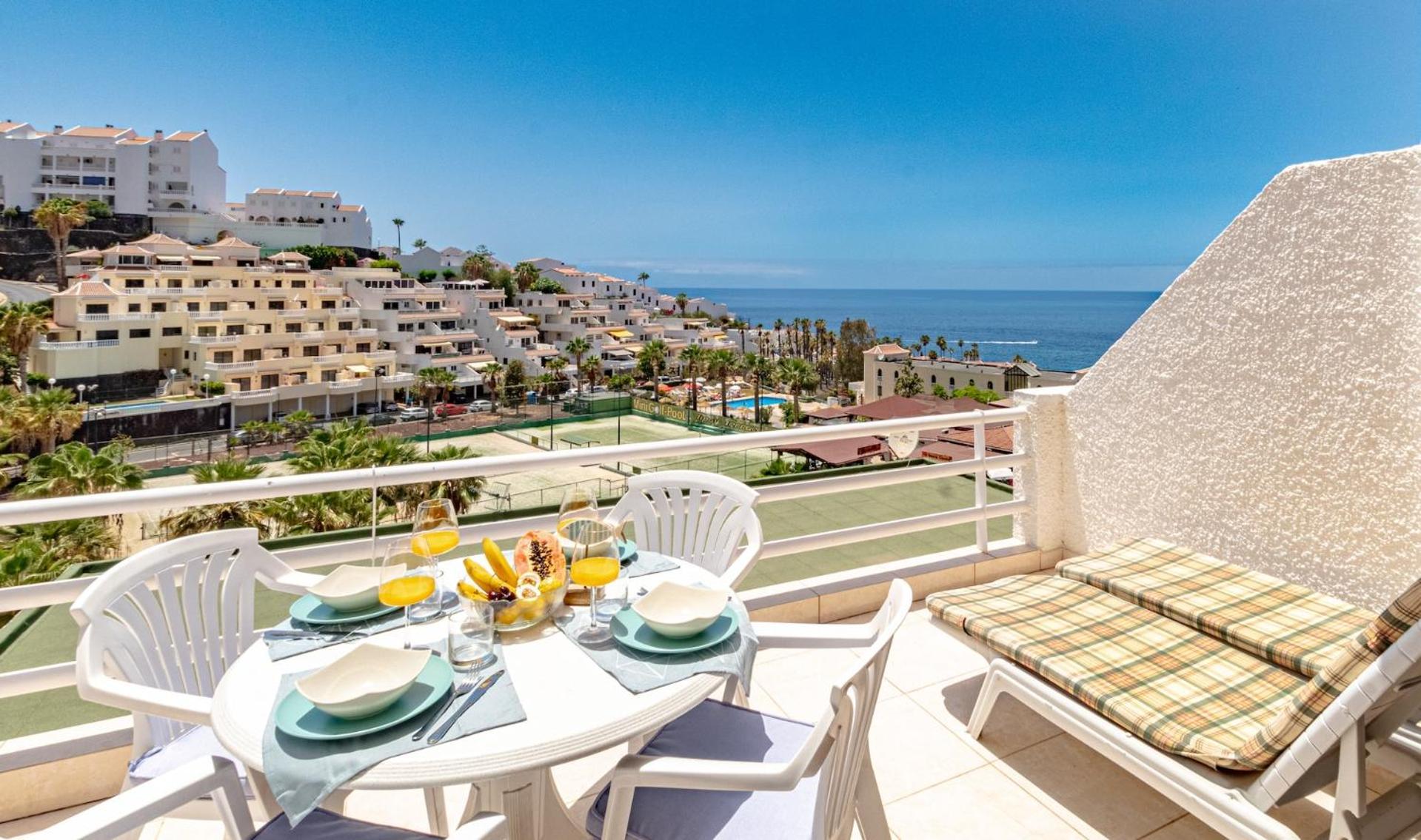Sunny Oceanview Terrace By Dream Homes Tenerife Acantilado de los Gigantes Zewnętrze zdjęcie