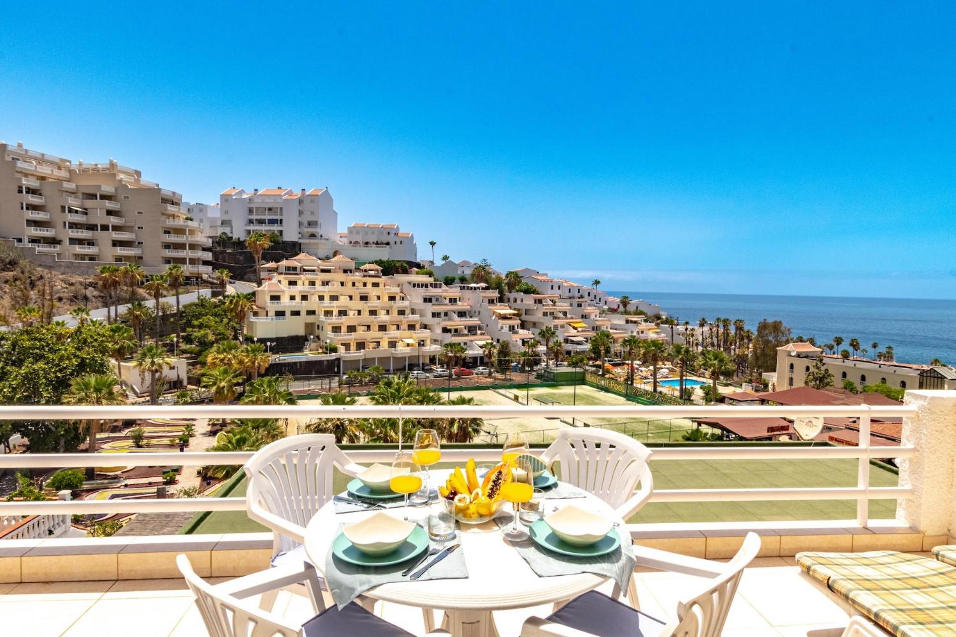 Sunny Oceanview Terrace By Dream Homes Tenerife Acantilado de los Gigantes Zewnętrze zdjęcie
