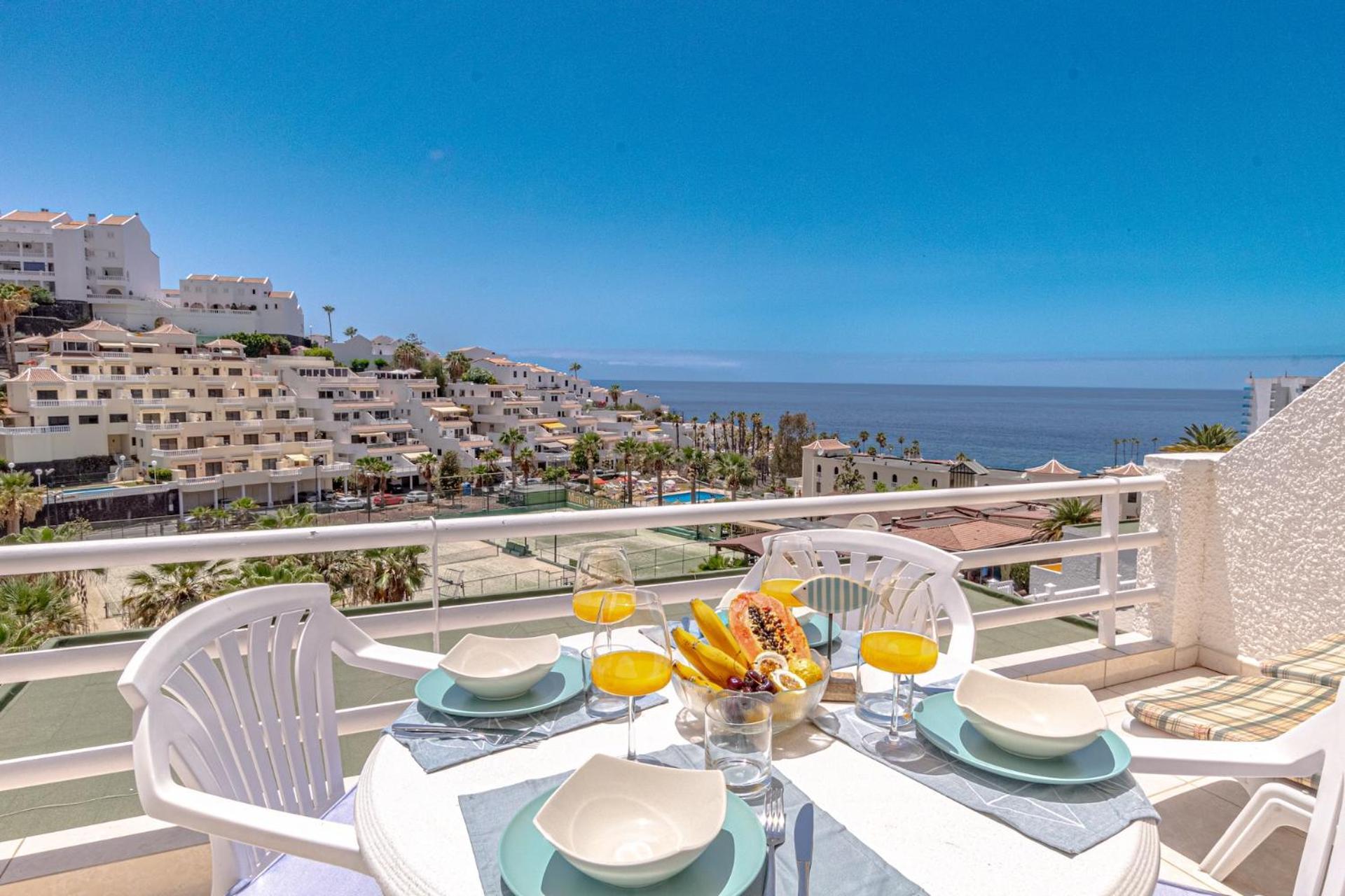 Sunny Oceanview Terrace By Dream Homes Tenerife Acantilado de los Gigantes Zewnętrze zdjęcie